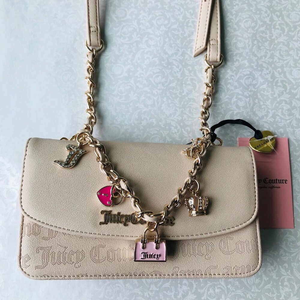 Juicy Couture Princess Charm Crossbody  Purse